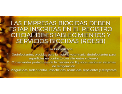 Diferentes posibilidades y niveles de cursos de control de plagas para profesionales