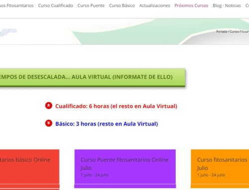 Cursos fitosanitarios Aula Virtual
