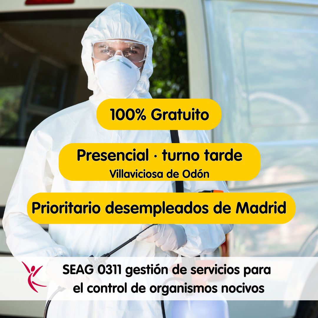 Evento SEAG 0311 gestión de servicios para el control de organismos nocivos