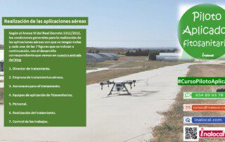 Aplicaciones aéreas de tratamientos fitosanitarios