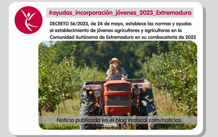 ayudas para jóvenes agricultores en Extremadura
