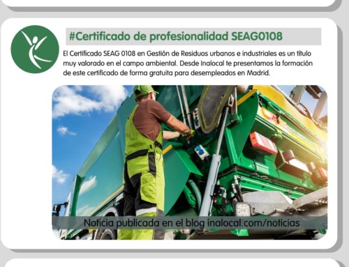 Certificado de profesionalidad SEAG0108