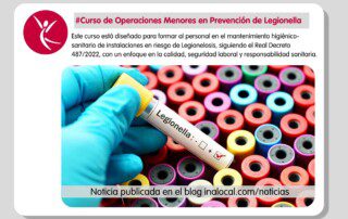Curso de Operaciones Menores en Prevención de Legionella