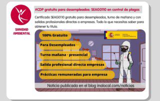 CDP gratuito para desempleados SEAG0110 en control de plagas