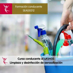 Curso limpieza y desinfección de aerosolización