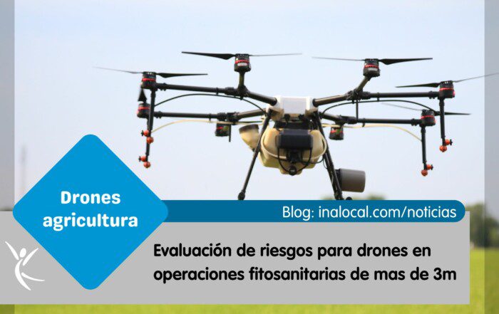 Evaluación de riesgos para drones en operaciones fitosanitarias de mas de 3m