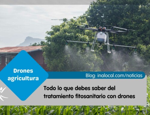 Tratamiento fitosanitario con drones
