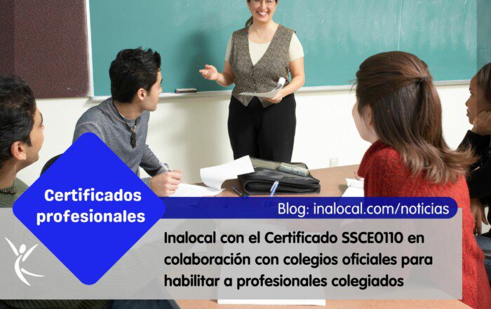 Certificación docente SSCE0110 para profesionales colegiados