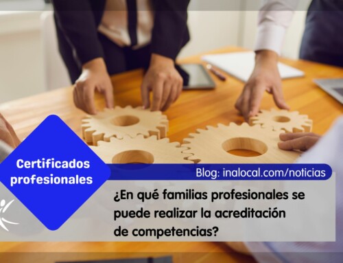 Familias profesionales y acreditación de competencias