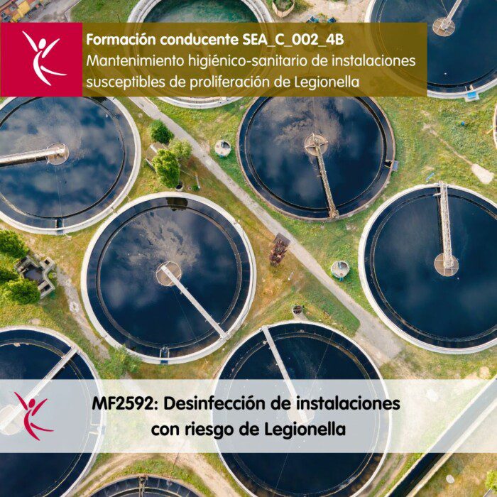 Curso Desinfección de instalaciones con riesgo de Legionella