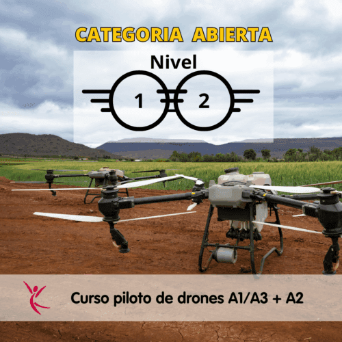 641 Curso piloto de drones A1_A3 + A2 nivel 1 y 2