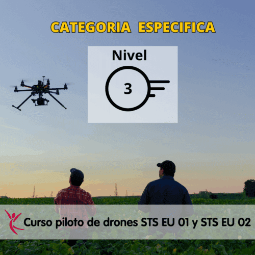 642 Curso piloto de drones STS01 y STS02 Nivel 3